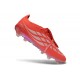 Adidas Predator Elite FT FG Scarpe da Calcio Rosso Argento