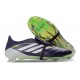 Adidas Predator Elite FT FG Scarpe da Calcio Nero Bianco Verde