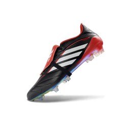 Adidas Predator Elite FT FG Scarpe da Calcio Nero Bianco Rosso