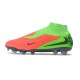 Scarpe da Calcio Nike Phantom 6 Elite High FG Hot Punch Nero Verde Strike