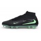 Scarpe da Calcio Nike Phantom 6 Elite High FG Nero Verde trasparente