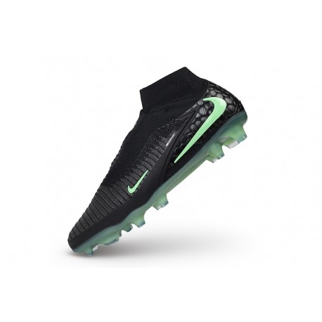 Scarpe da Calcio Nike Phantom 6 Elite High FG Nero Verde trasparente
