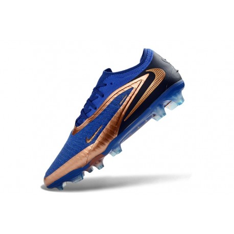 Scarpe Nike Phantom 6 Elite Low FG Blu Marino Bronzo Metallizzato