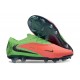 Scarpe da Calcio Nike Phantom 6 Elite Low FG Rosso Verde