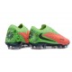 Scarpe da Calcio Nike Phantom 6 Elite Low FG Rosso Verde