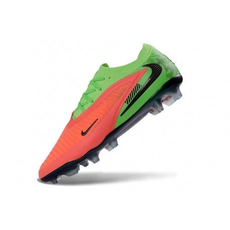 Scarpe da Calcio Nike Phantom 6 Elite Low FG Rosso Verde