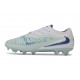 Scarpe da Calcio Nike Phantom 6 Elite Low FG Celeste acqua Bianco
