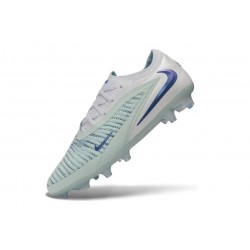 Scarpe da Calcio Nike Phantom 6 Elite Low FG Celeste acqua Bianco
