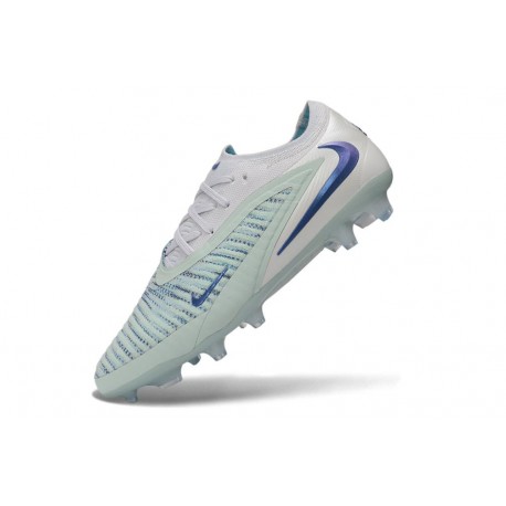 Scarpe da Calcio Nike Phantom 6 Elite Low FG Celeste acqua Bianco