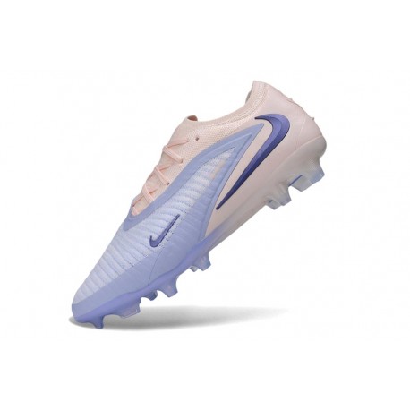 Scarpe da Calcio Nike Phantom 6 Elite Low FG Blu Lavanda Pesca pallido