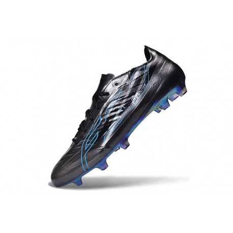 Scarpe da calcio adidas F50 Hyperfast Evo FG Nero Core Blu Lucid Ray