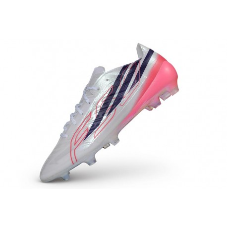 Scarpe da calcio adidas F50 Hyperfast Evo FG Bianco Rosa Nero