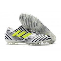 adidas Nemeziz Messi 17+ 360 Agility FG Scarpe da Calcio - Nero Bianco Giallo