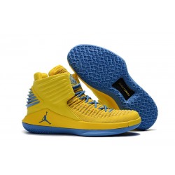 Nike Scarpe Air Jordan 32 Uomo Giallo Blu