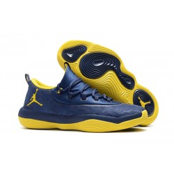 Nike Air Jordan Super.Fly 2018 Scarpa da Basket - Blu Giallo