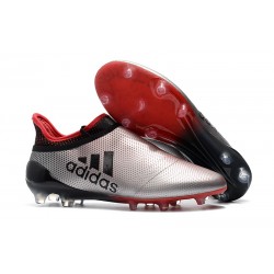 adidas X 17+ Purespeed FG Scarpa da Calcetto - Argento Rosso