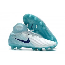 Nike Magista Obra 2 FG ACC Scarpa da Calcio - Bianco Blu