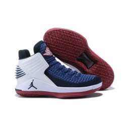 Scarpe da Sportive Nike Air Jordan 32 - Blu Bianco
