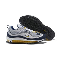 Supreme x NikeLab Air Max 98 Sneakers Basse da Uomo - Grigio Giallo