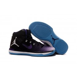 Nike Air Jordan XXXI Scarpa da Basket Uomo - Nero Viola Blu