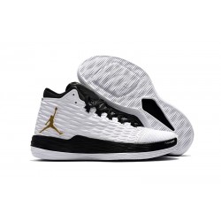 Nike Jordan Melo M13 Carmelo Anthony Scarpe da Basket - Bianco Nero Oro