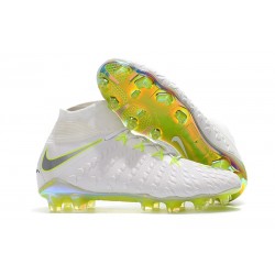 Nike Hypervenom Phantom III DYNAMIC FIT FG Scarpe - Blanco Gris Voltio