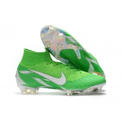 Nike Mercurial Superfly 6 Elite FG 2018 Scarpe da Calcio - Verde Bianco