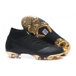 Scarpa Nuovo Nike Mercurial Superfly Vi Elite CR7 FG - Nero Oro