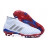 adidas Predator Telstar 18+ FG Scarpa Bianco Argento adidas Predator 18+ FG Scarpa
