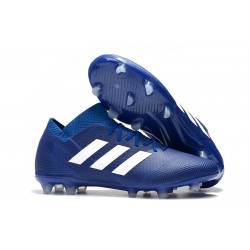 adidas Coppa del Mondo Messi Nemeziz 18.1 FG - Blu Bianco