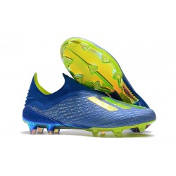 Scarpa da Calcio adidas X 18+ FG Uomo - Blu Verde