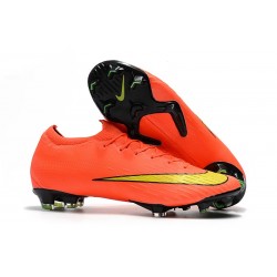 Scarpa Nuovo 2018 Nike Mercurial Vapor XII FG Uomo - Arancio Giallo