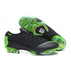 Nike Nuovo Scarpe da Calcio Mercurial Vapor XII Elite FG - Nero Verde