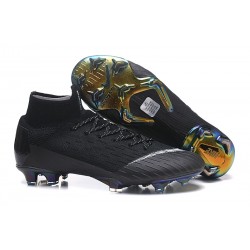 Nike Mercurial Superfly Vi Elite DF FG Scarpe Calcio - Nero Bianco