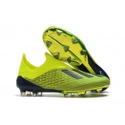 Scarpa da Calcio adidas X 18+ FG Uomo - Verde Nero