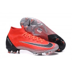 Nike Mercurial Superfly Vi Elite DF FG Scarpe Calcio - Rosso Nero