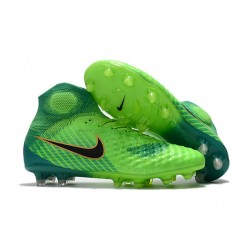 Scarpe da Calcio Uomo Nike Magista Obra II FG - Verde Nero