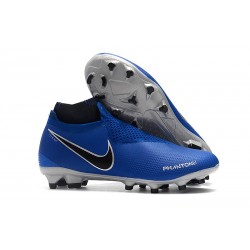 Scarpe da Calcio Nike Phantom Vision DF FG - Blu Argento