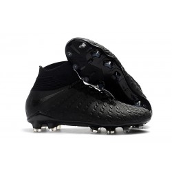 Nike Hypervenom Phantom III DYNAMIC FIT FG Scarpe - Nero Argento