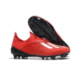 Scarpa da Calcio adidas X 18+ FG Uomo - Rosso Argento