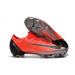 Cristiano Ronaldo Nike Mercurial Vapor XII 360 Elite FG -Rosso Nero Argento