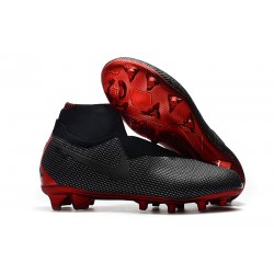 Scarpe da Calcio Nike Phantom Vision DF FG - Jordan x PSG Nero Rosso