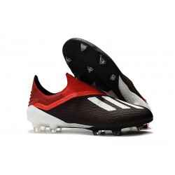 Scarpa da Calcio adidas X 18+ FG Uomo - Nero Bianca Rosso