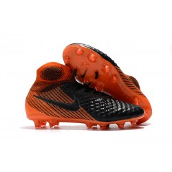 Scarpe da Calcio Uomo Nike Magista Obra II FG - Nero Arancio