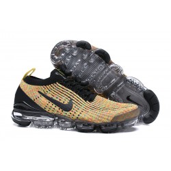 Nike Air VaporMax 2019 Flyknit Sneakers Basse - Giallo Nero