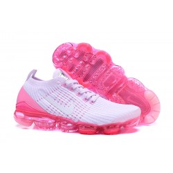 Nike Air VaporMax 2019 Flyknit Sneakers Basse - Bianco Rosa