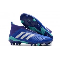 Scarpe da Calcio Nuova adidas Predator 18+ FG - Blu Bianco