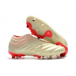 Scarpe calcio adidas Copa 19+ FG - Bianco Rosso