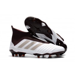 Scarpe da Calcio Nuova adidas Predator 18+ FG - Bianco Marrone