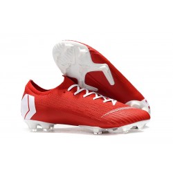 Nike Mercurial Vapor XII 360 Elite FG Uomo Scarpe - Rosso Bianco